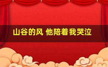 山谷的风 他陪着我哭泣